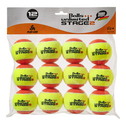 Palline Da Tennis Balls Unlimited Stage 2 orange - 12er Beutel